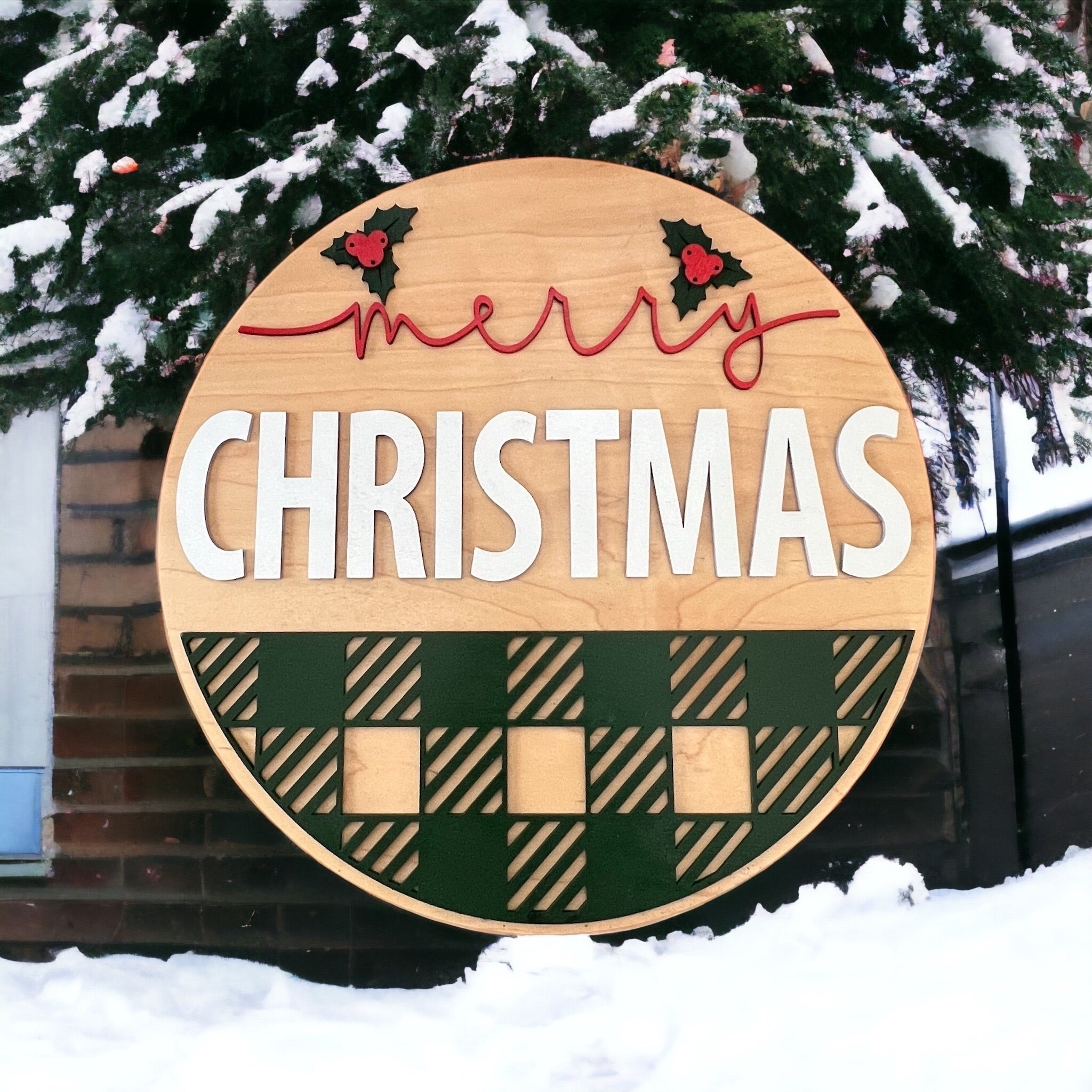 Christmas Round Door Hanger