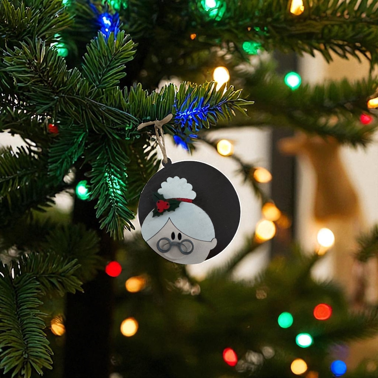 Mrs Claus Christmas Tree Ornament