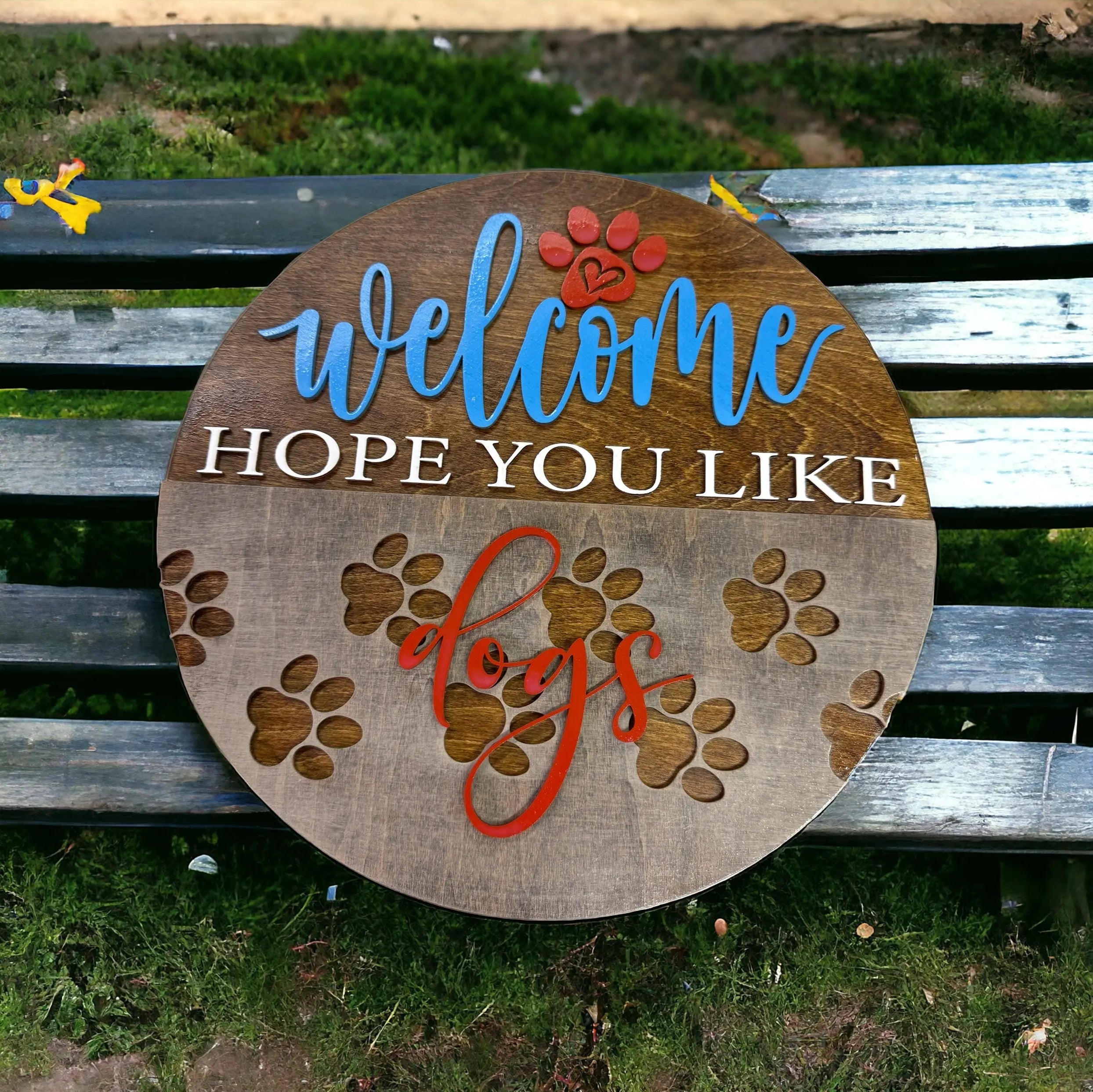 Decorative Door Signs Rustic Halo