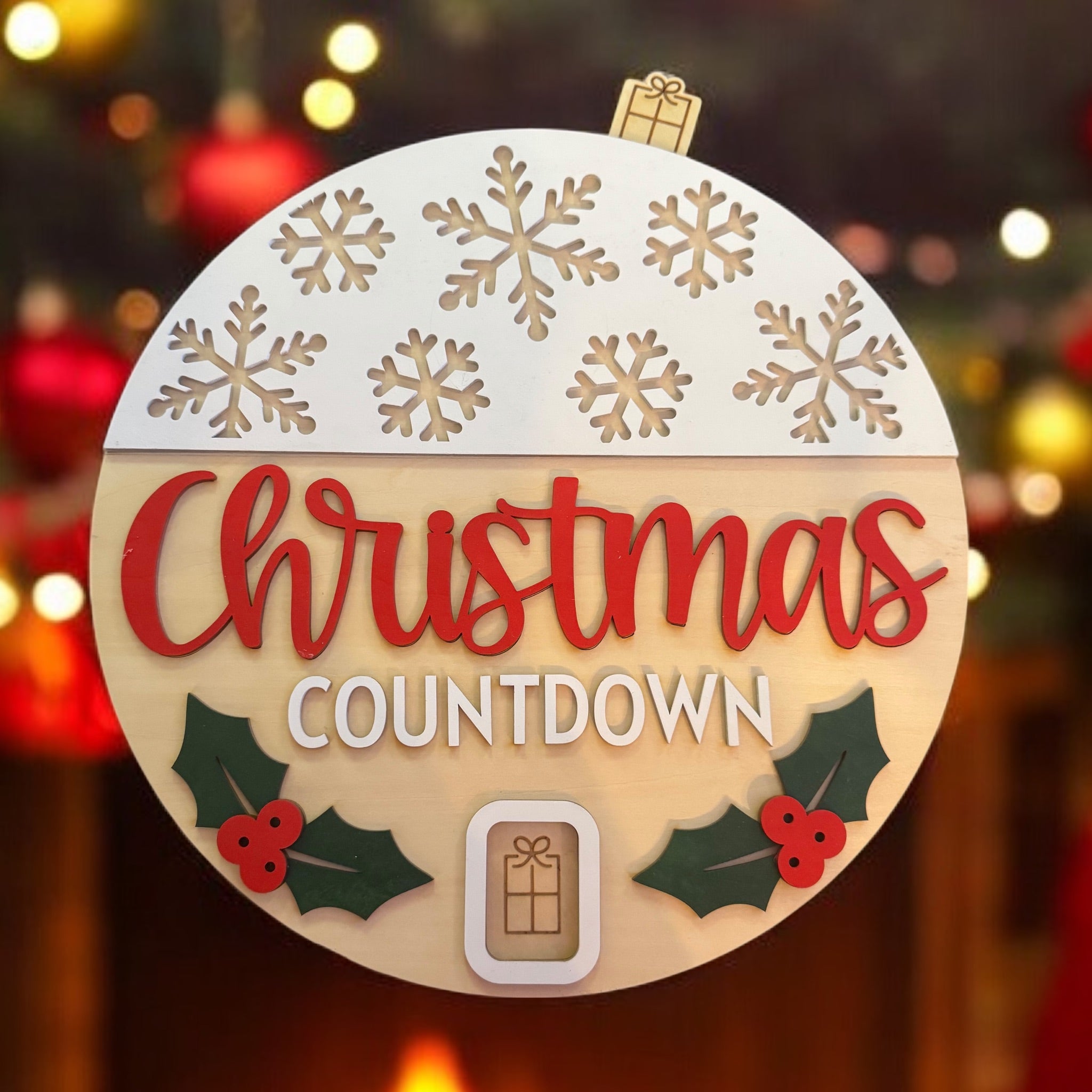 Christmas Countdown Sign 14”