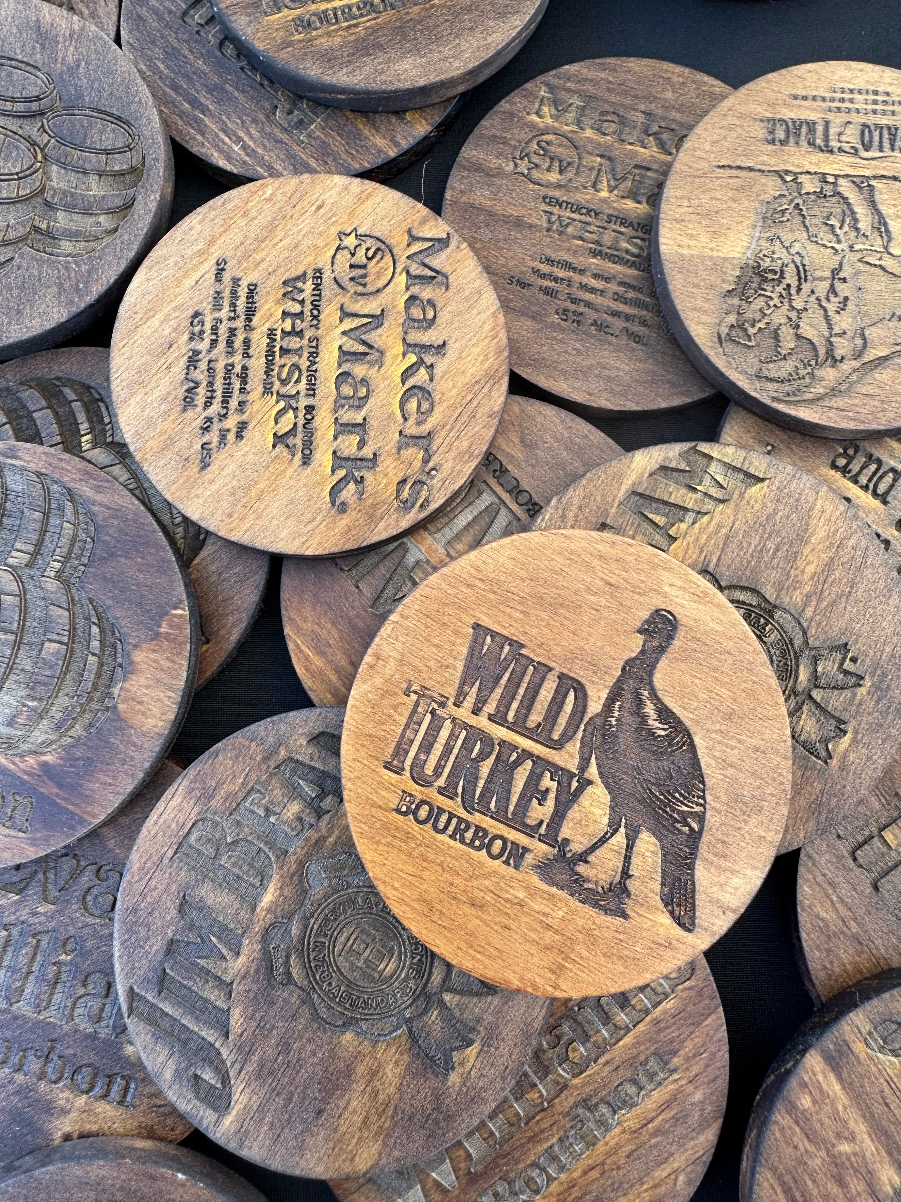 Kentucy Bourbon Whiskey Coasters