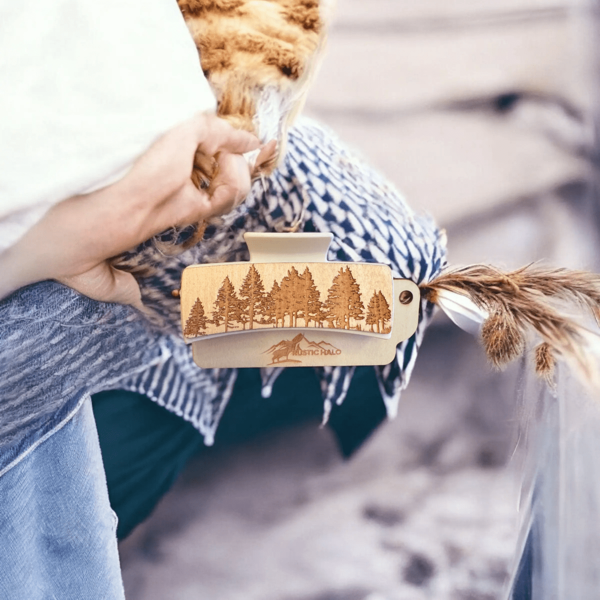 Christmas Tree Hair Claw