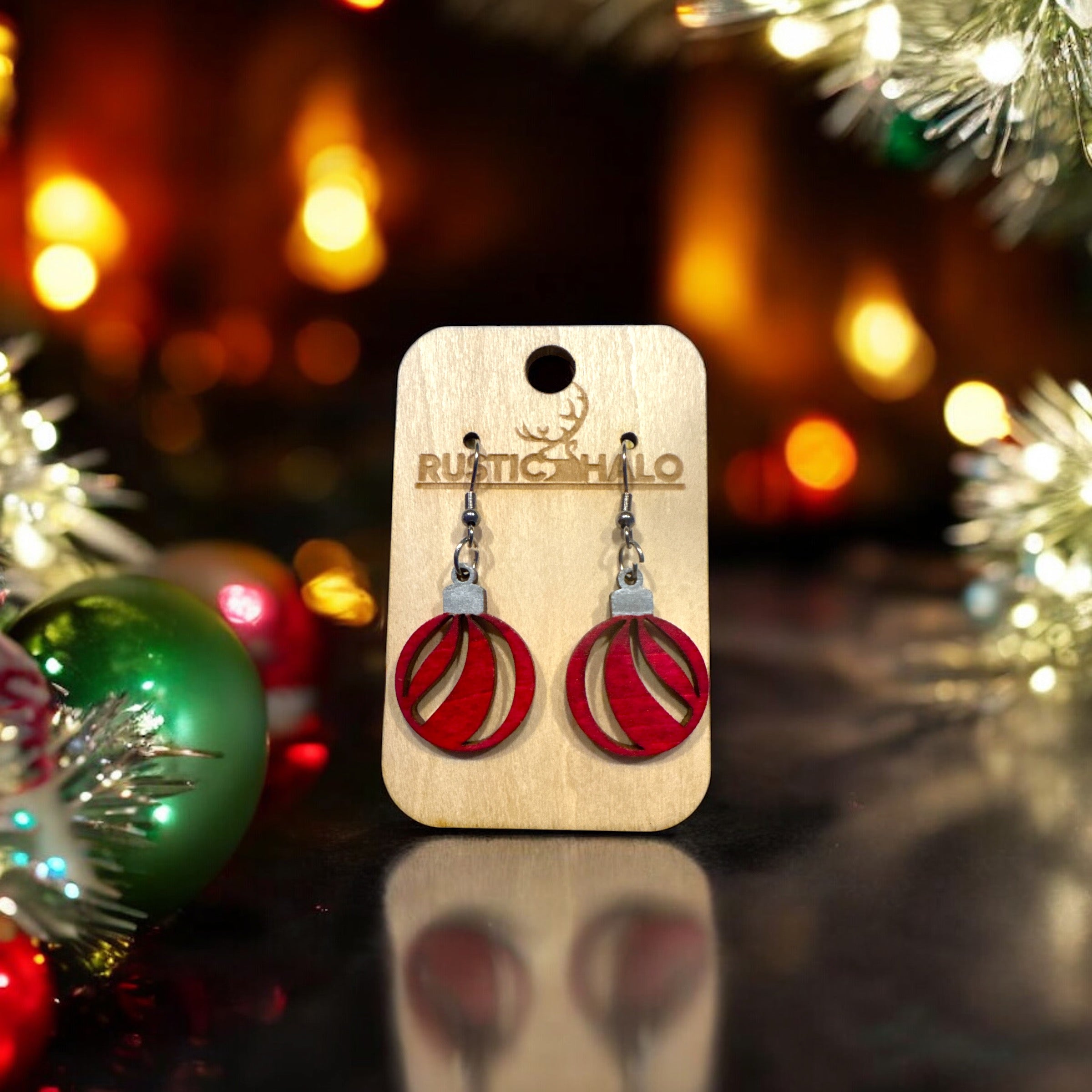 Christmas Ball Earrings