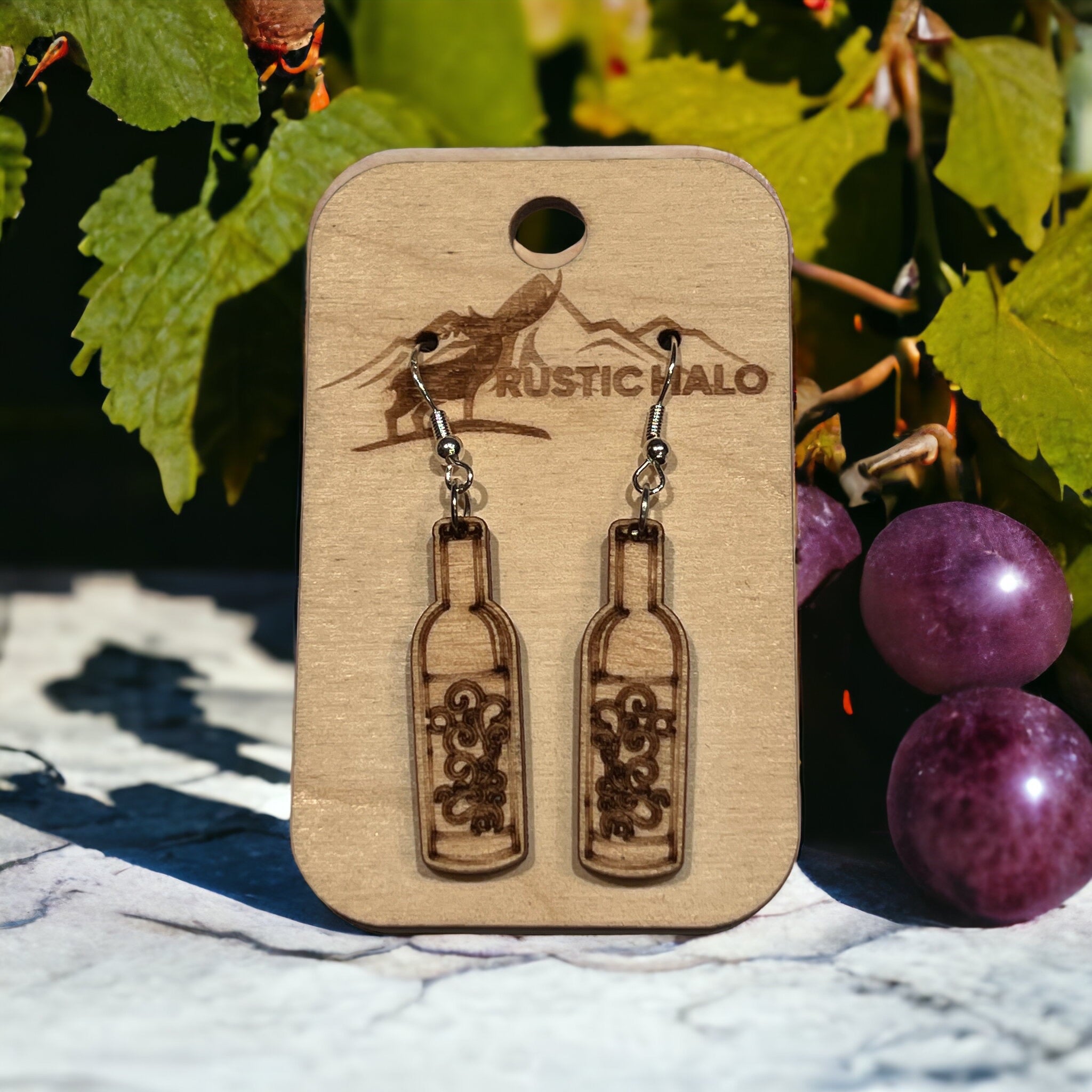 Wine Bottle Earrings