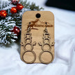 Snowman Dangling Earrings