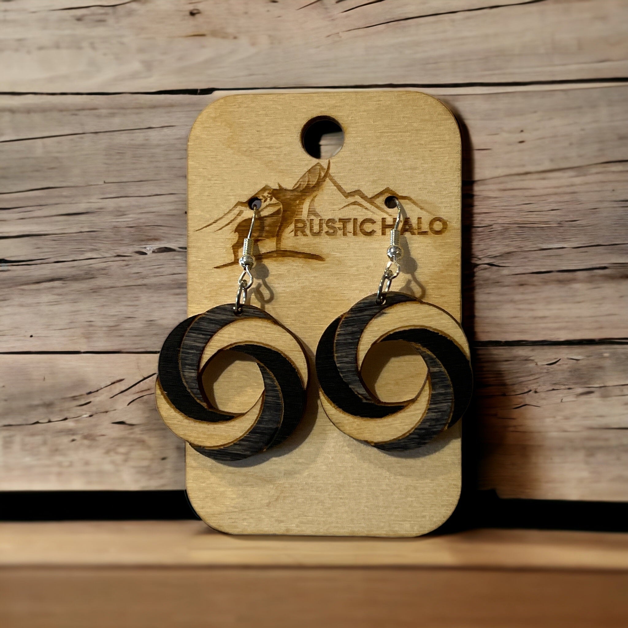 Dangling Spiral Earrings