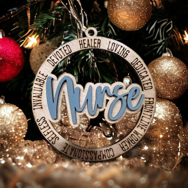 Nurse Christmas Tree Ornaments