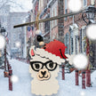 Llama Christmas Tree Ornament