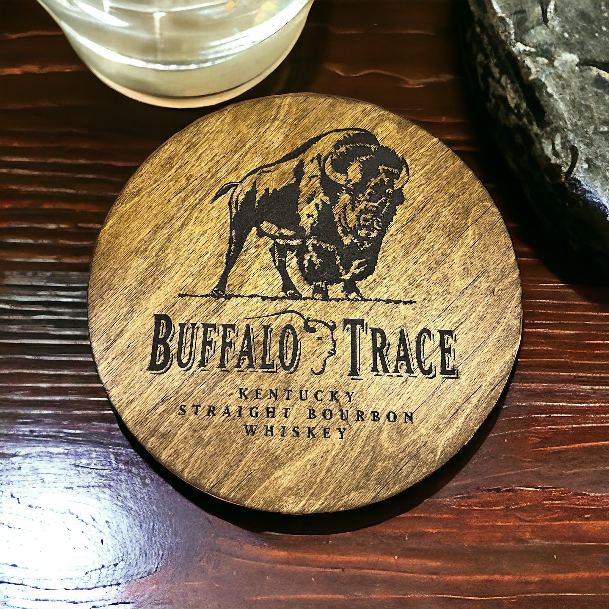 Buffalo Trace Round Sign