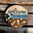 Herd Cow Door Hanger