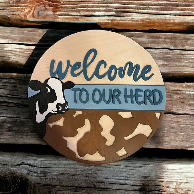 Herd Cow Door Hanger