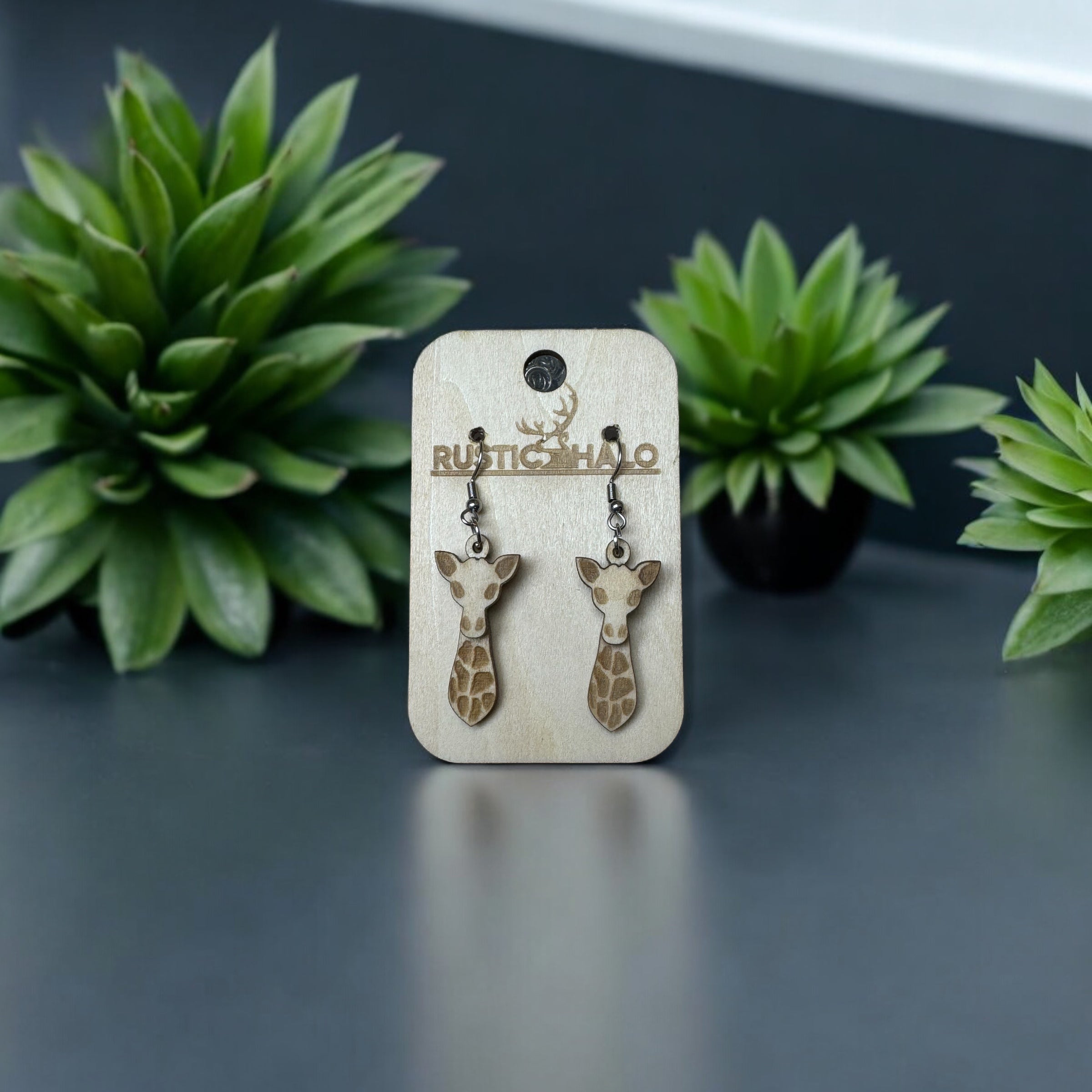 Giraffe Dangle Earrings