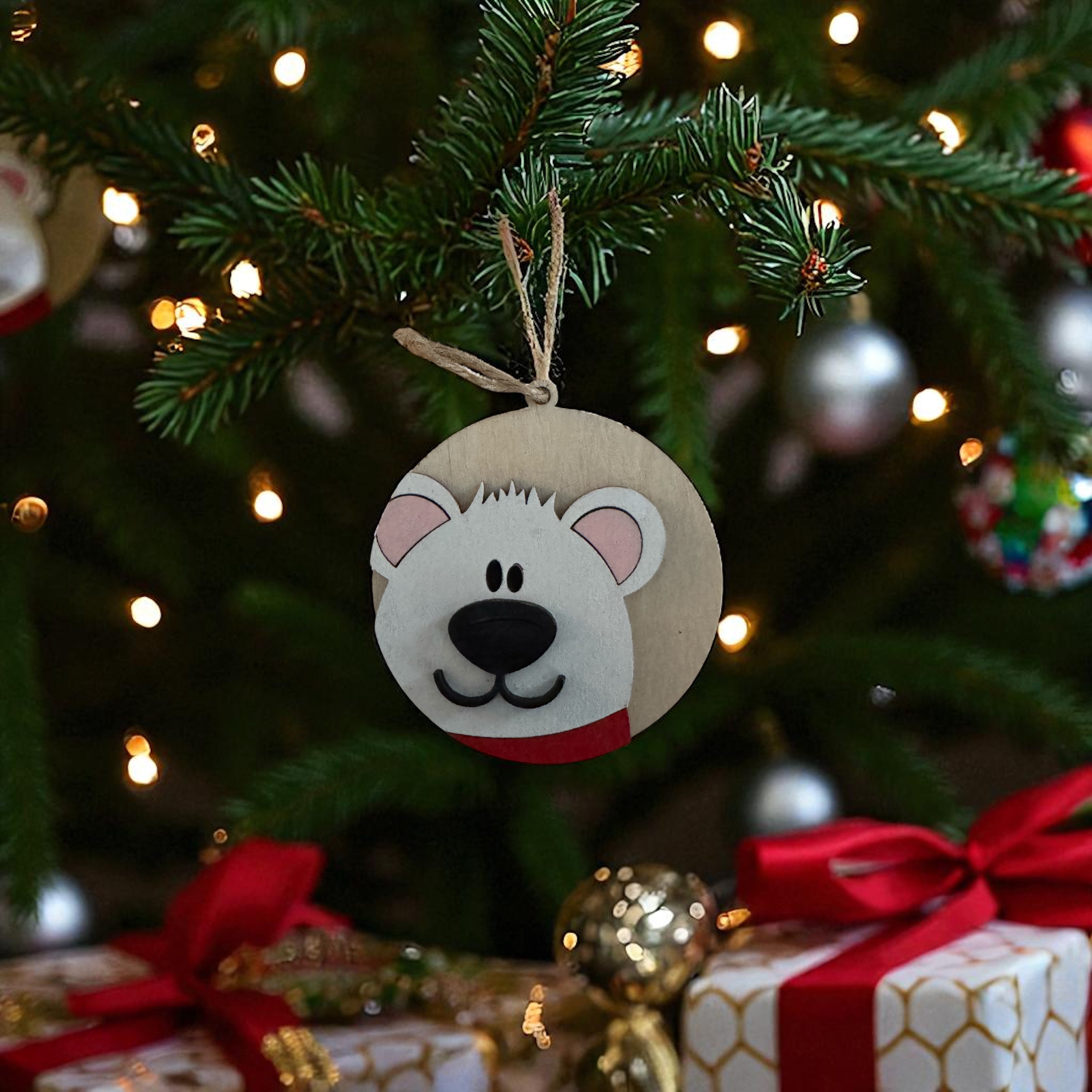 Polar BearChristmas Tree Ornament
