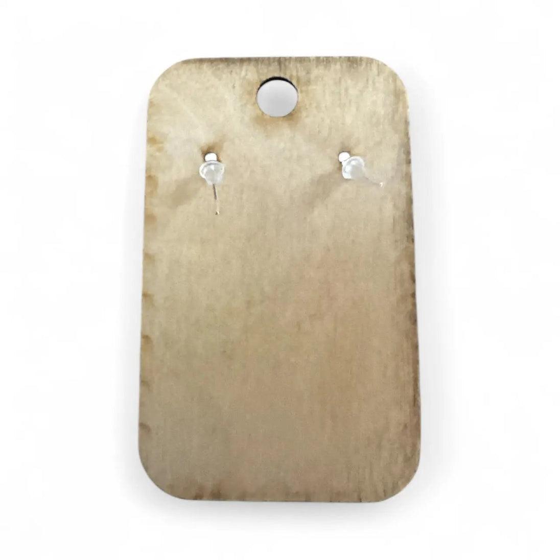 Snowman Dangling Earrings Rustic Halo