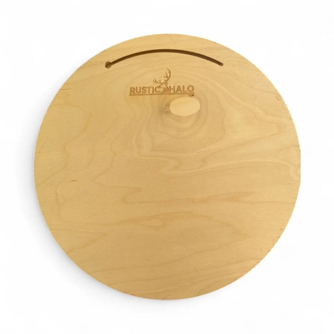 Hello Holly Leaves & Berries Door Hanger Rustic Halo