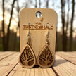 Tree of Life Dangle Earrings Rustic Halo