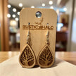 Tree of Life Dangle Earrings Rustic Halo
