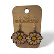 Daisy Simple Earrings Rustic Halo