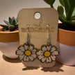 Daisy Simple Earrings Rustic Halo