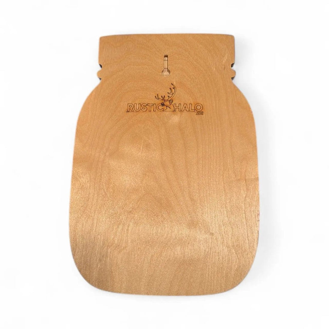 Elf Mason Jar Sign Rustic Halo