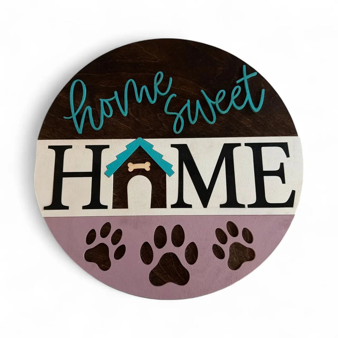 Home Sweet Home Welcome Sign - Rustic Halo