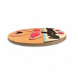 Flamingo Love Welcome Rustic Halo
