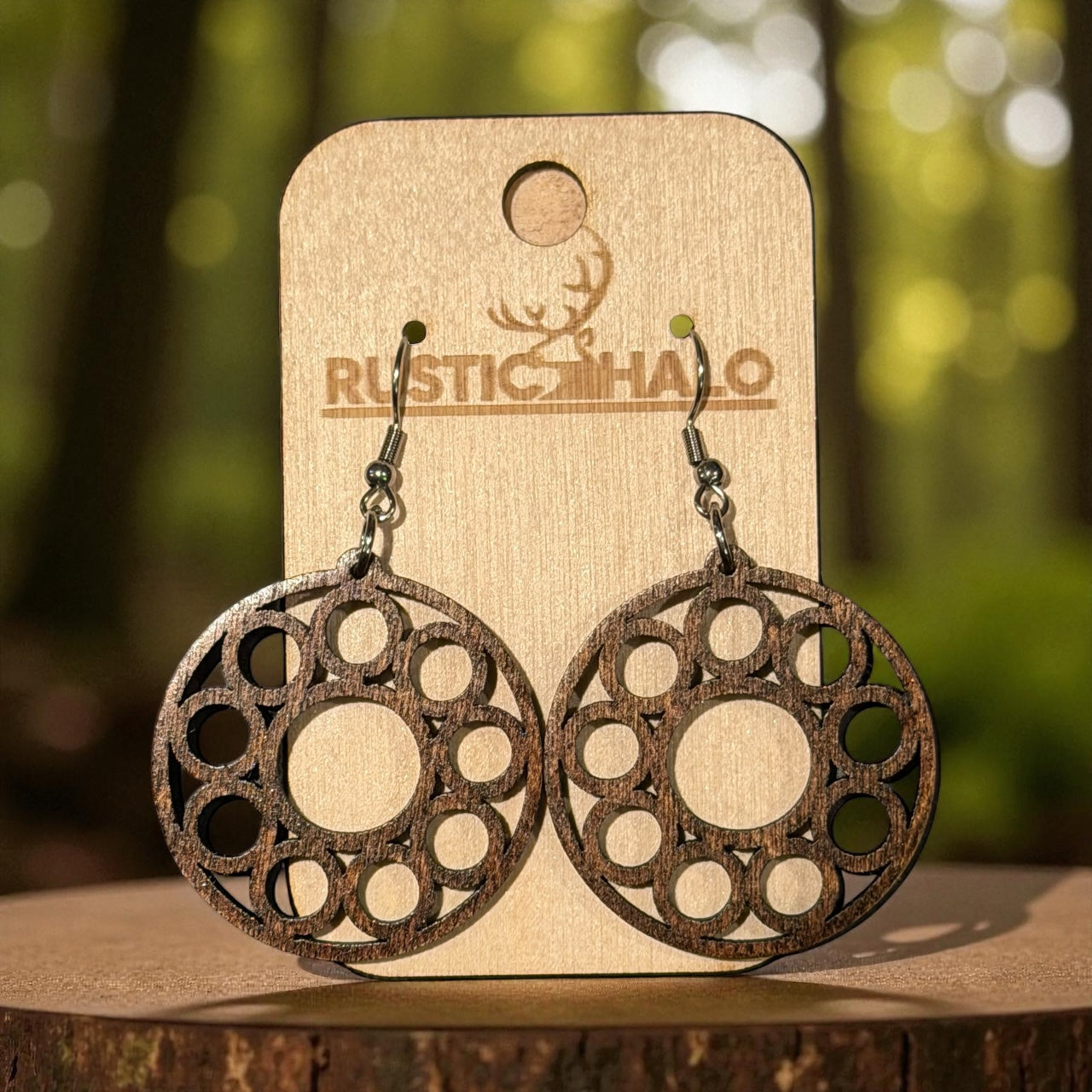 Round Circle Hoop Earrings