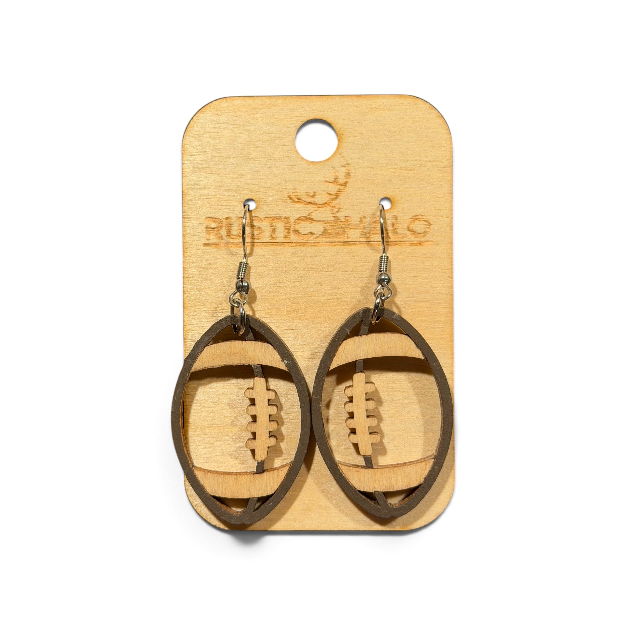 Game Day Football Dangle Earrings