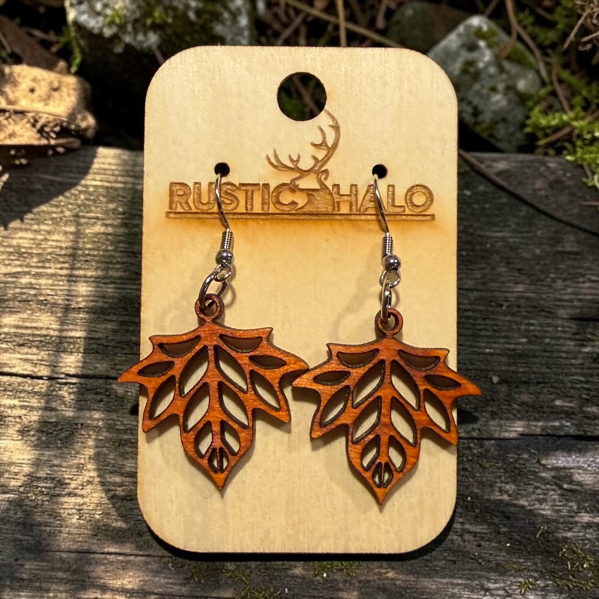 Autumn Lace Dangle Earrings