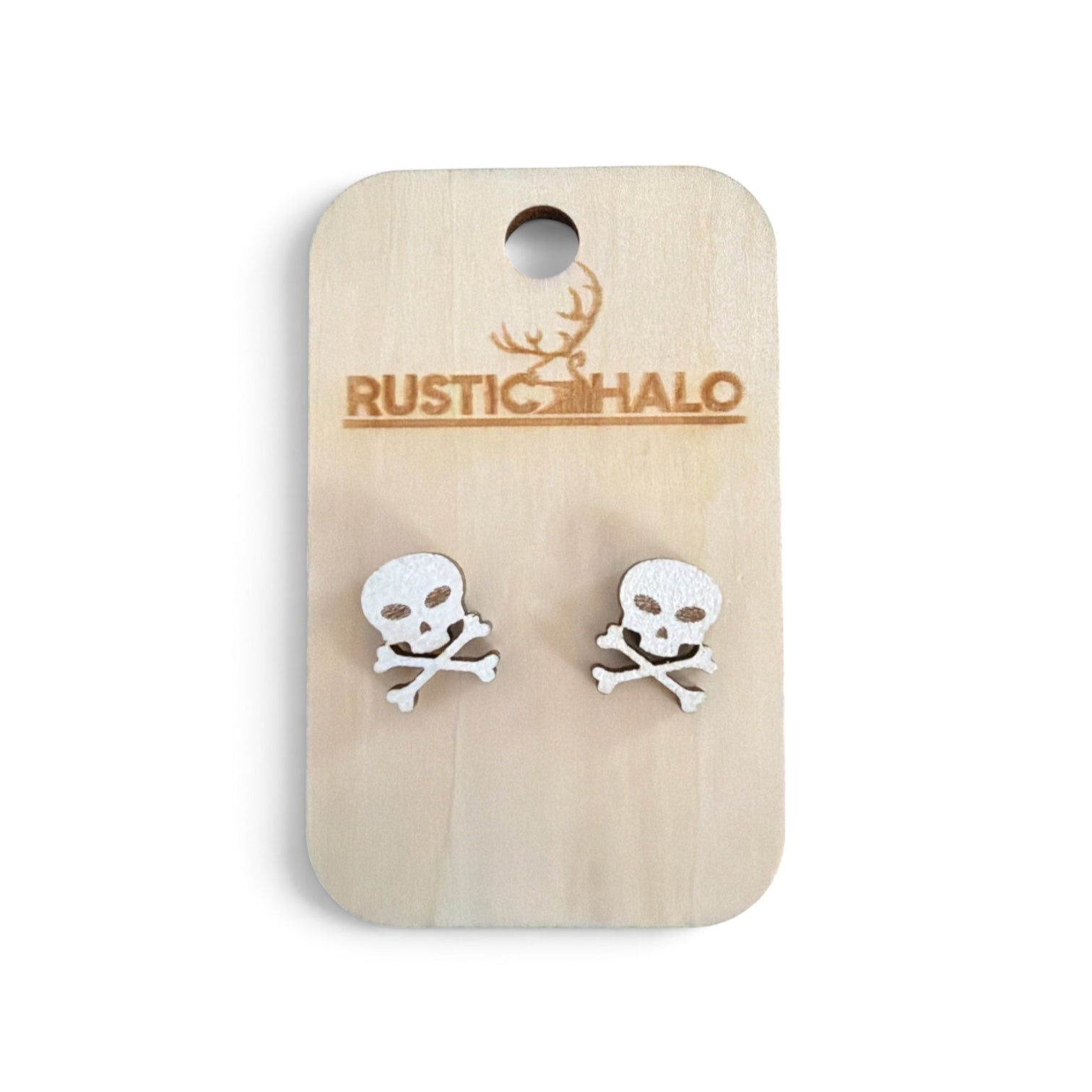 Pirate Skull & Cross Bone Stud Earrings
