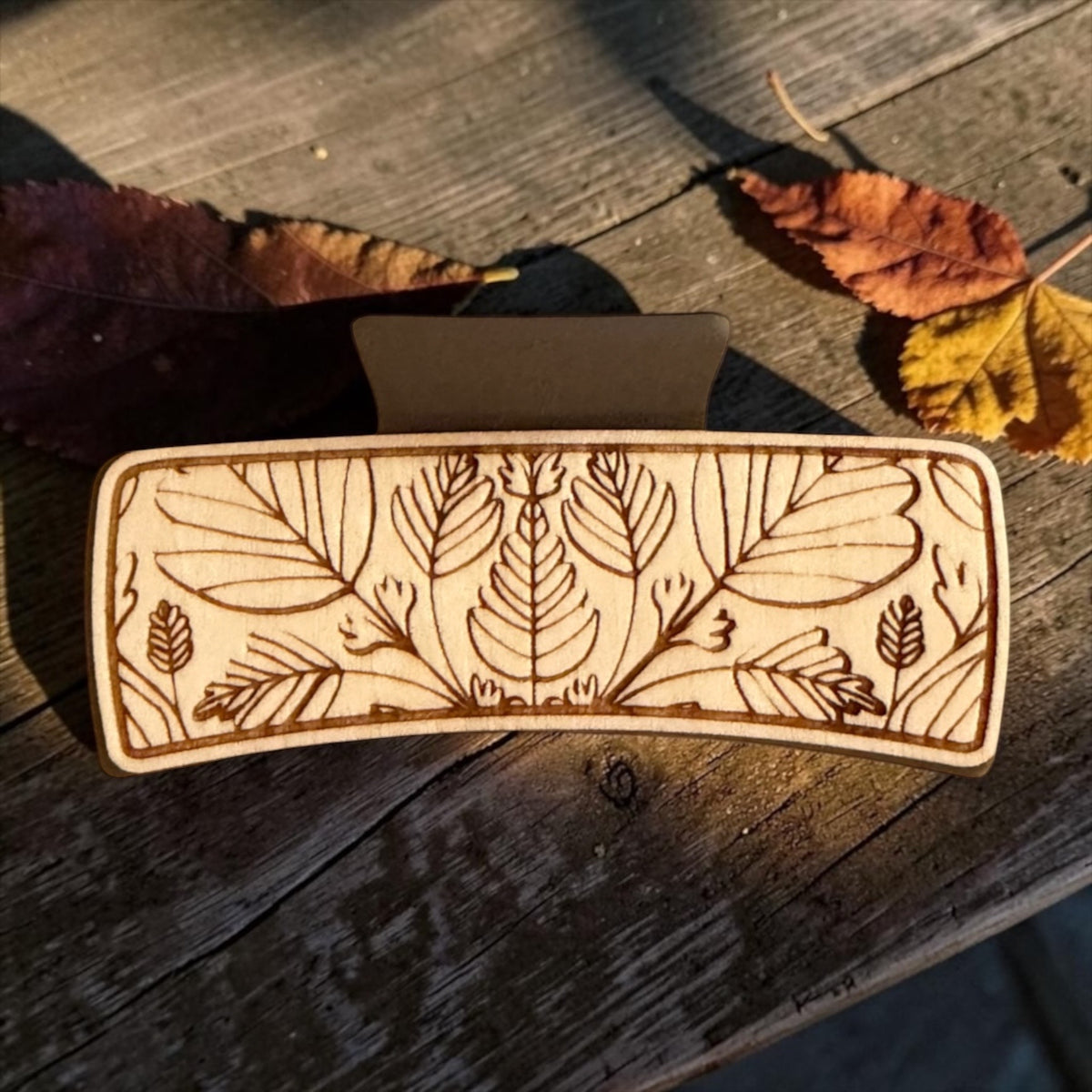 Autumn Leaf Claw Clip