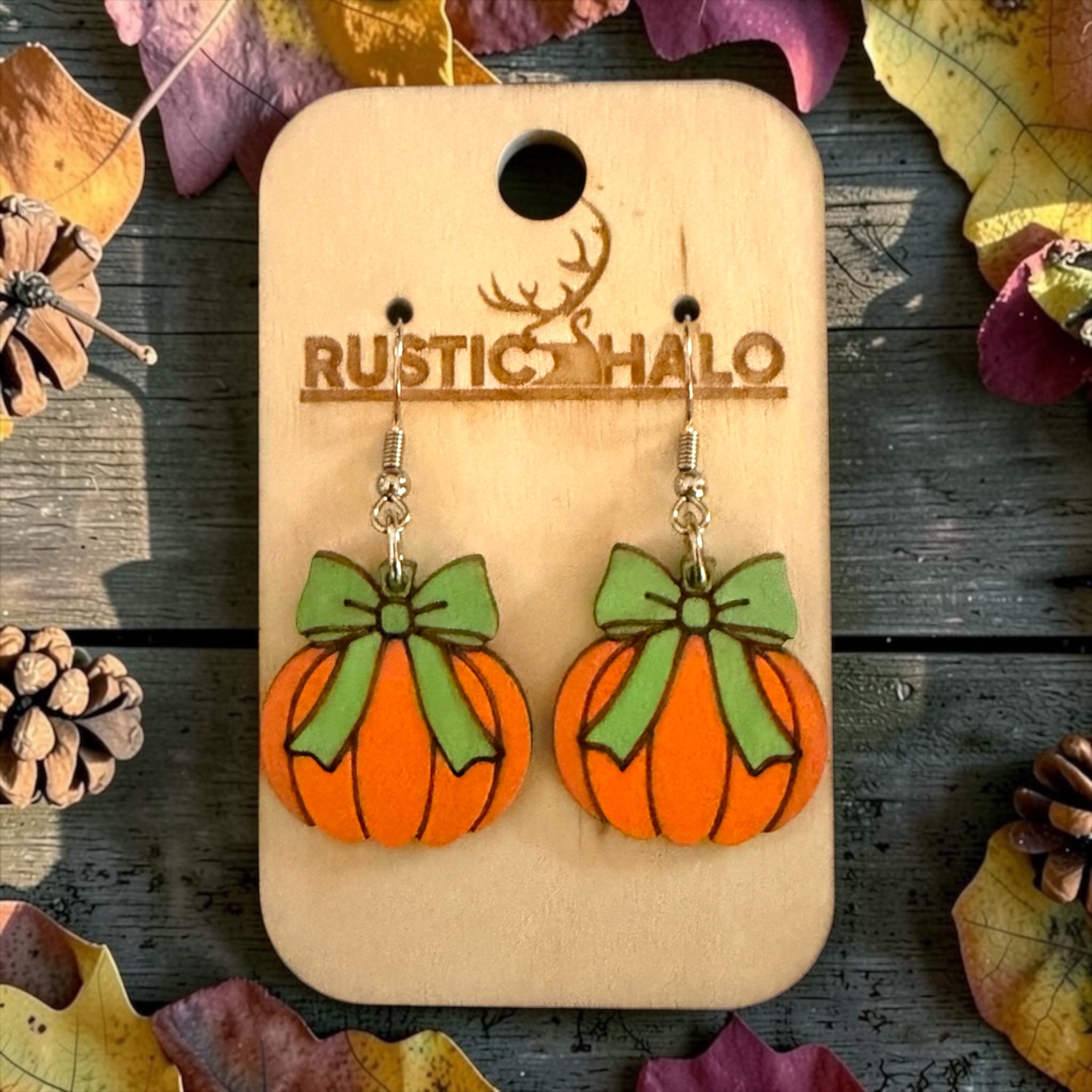 Pretty Little Pumpkin Dangle Earrings