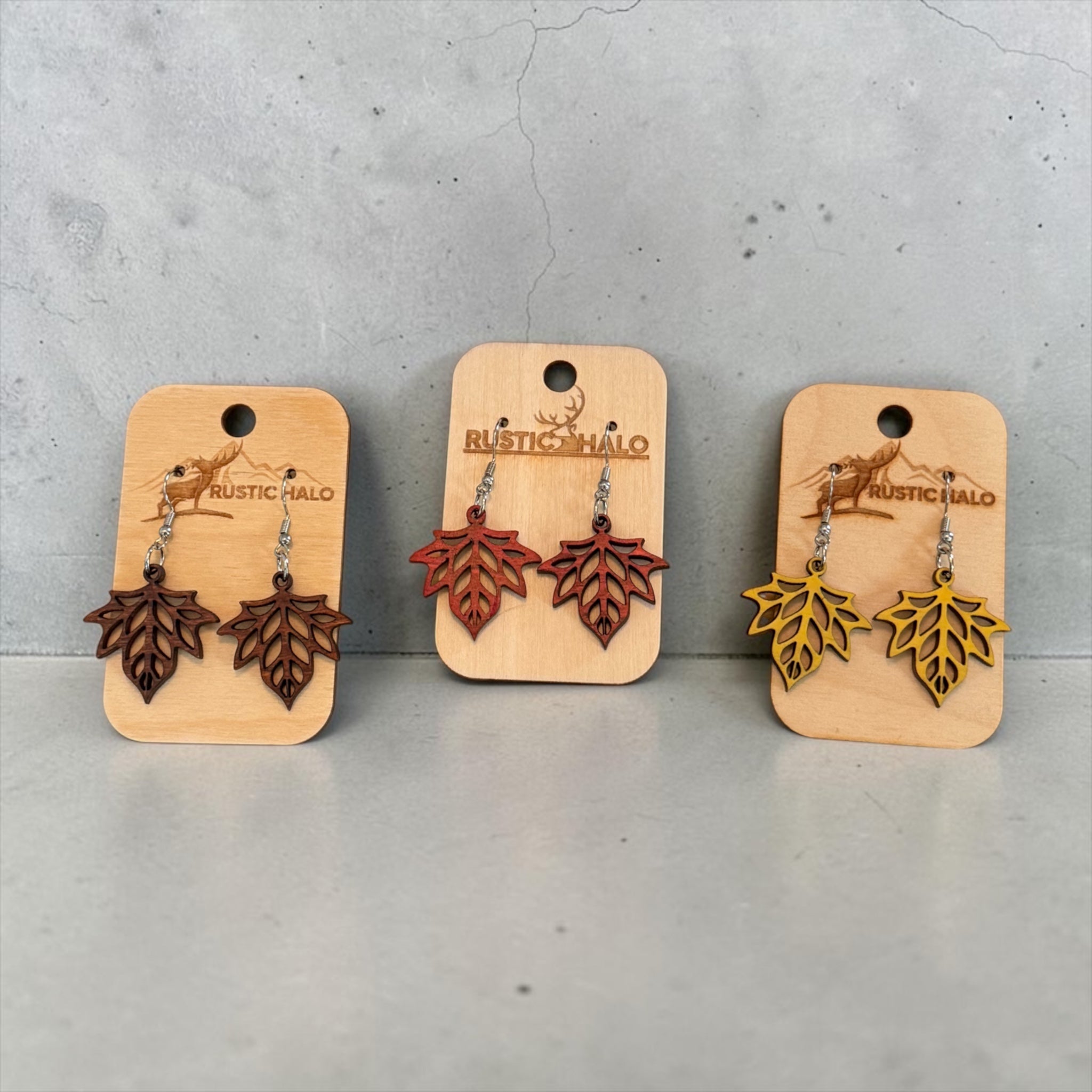 Autumn Lace Dangle Earrings