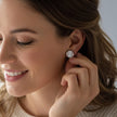 Baseball Stud Earrings - Rustic Halo