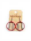 Baseball/Softball Earrings - Rustic Halo