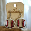 Baseball/Softball Earrings - Rustic Halo