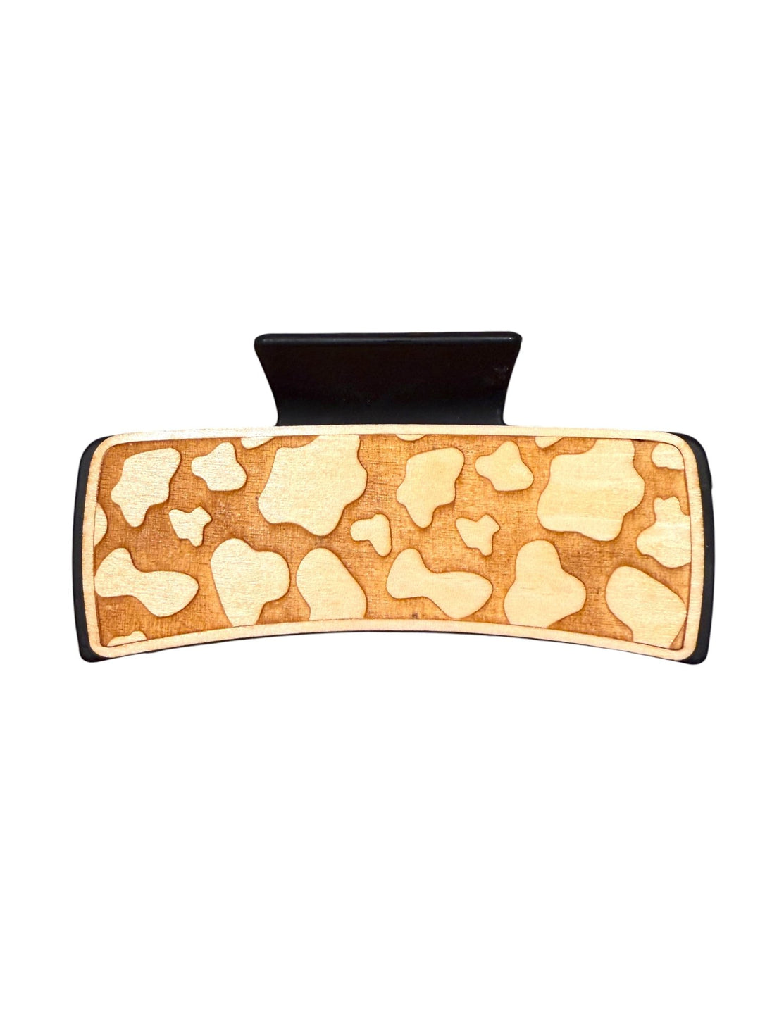 Cow Print Hair Claw - Rustic Halo