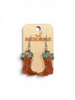 Cowgirl Flower Garden Dangles - Rustic Halo