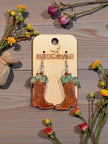 Cowgirl Flower Garden Dangles - Rustic Halo