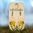 Daffodil Dangle Earrings - Rustic Halo