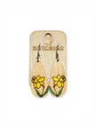 Daffodil Dangle Earrings - Rustic Halo