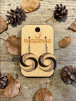 Dangling Spiral Earrings - Rustic Halo