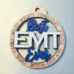 EMT Christmas Tree Ornament - Rustic Halo