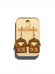 Farmhouse Barn Dangle Earrings - Rustic Halo