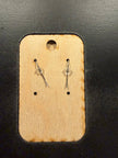 Farmhouse Barn Dangle Earrings - Rustic Halo
