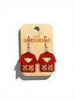 Farmhouse Barn Dangle Earrings - Rustic Halo