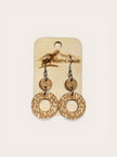 Fetching Circle Earrings - Rustic Halo