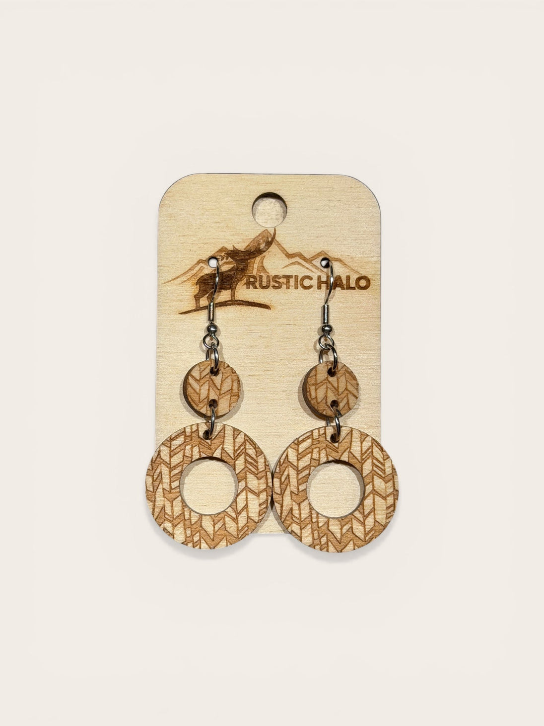 Fetching Circle Earrings - Rustic Halo