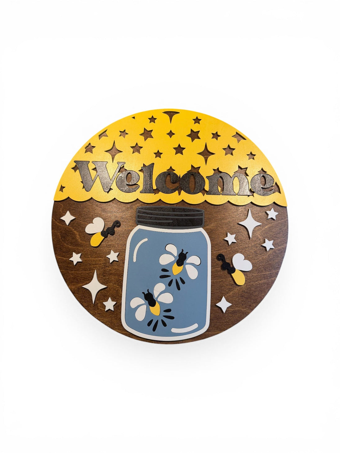 Firefly Welcome Sign - Rustic Halo