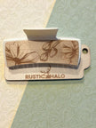 Floral Scene Hair Claw - Rustic Halo